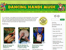 Tablet Screenshot of dancinghands.com